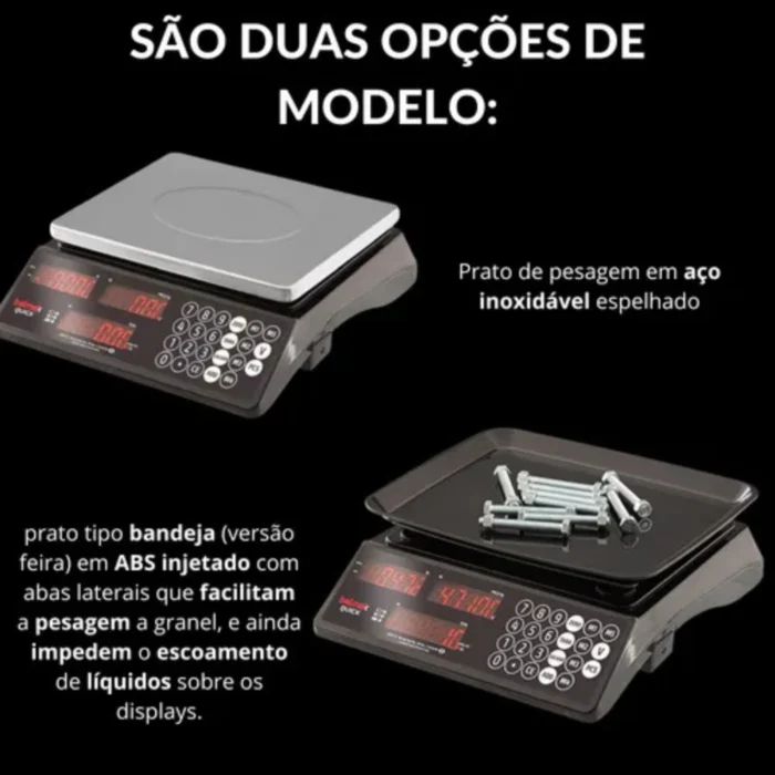 Balança 3 em 1-Contadora de Peças, Computadora de Preços e Pesadora 33Kg QUICK Balmak - Imagem 3