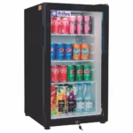 Expositor Vertical Visacooler para Bebidas 110 Litros RF002 Preto Frilux