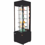 Expositor Giratório para Bolos Tortas Linha Suprema RF001S Preta Frilux