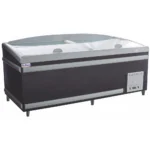 Ilha Modular Suprema 1,85m 600 Litros RF311 Preta Frilux