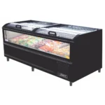 Ilha Modular Full Glass 2,10m 800 Litros RF316 Preta Frilux